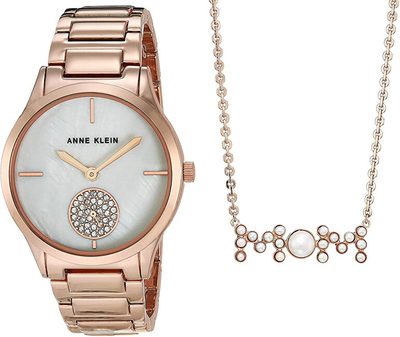 Set qafore + orë dore Anne Klein AK/3674RGST