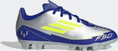 Këpucë futbolli Adidas F50 Club IH0916, FG MG, të bardha