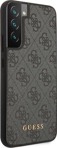 Mbulesë telefoni Guess GUHCS23MG4GFGR për Samsung Galaxy S23 Plus, hardcase PU, gri