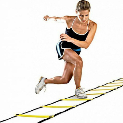 Shkallë stërvitje Dunlop Agility Ladder 4m, e rregullueshme, me çantë