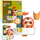 Lodër për banjo Bath Toy, makinë shkume, luan dhe rosak, shumëngjyrëshe