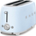 Toaster Smeg TSF02PBEU, 1500W, 6 nivele pjekjeje, blu pastel