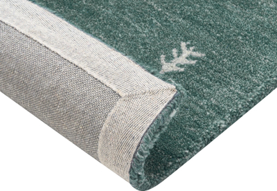 Tapet leshi CALTI Wool Gabbeh, 160 x 230 cm, jeshil