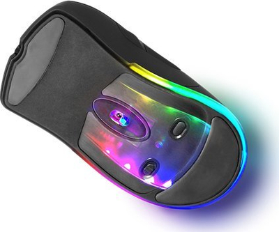 Безжичен гејминг глушец Deltaco Gaming DM430, 16000 DPI, RGB, црн