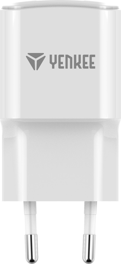 Karikues USB Yenkee YAC 2023WH, 1x USB A, 2.4A, i bardhë