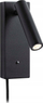 Spot muri LED Paulmann Hulda me USB Type‑C, dimer, i zi