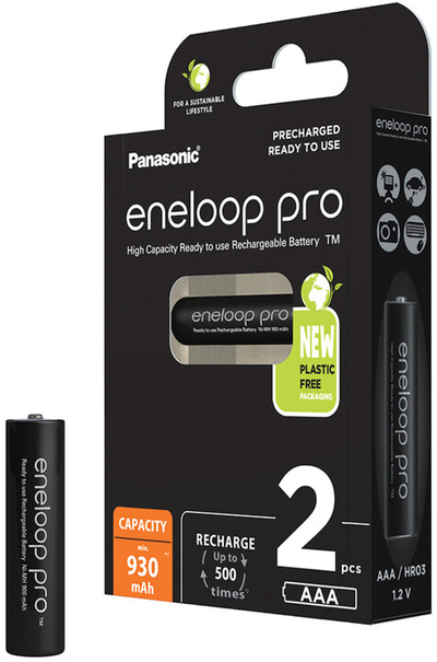 Bateri të rikarikueshme PANASONIC Eneloop Pro HR03 AAA 4HCDE/2BE