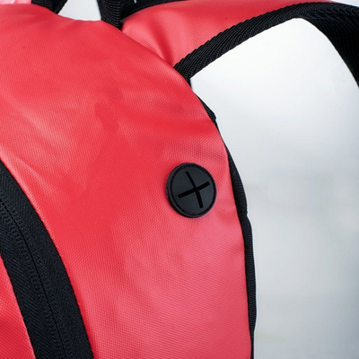 Çantë shpine Elbrus Cotidien Backpack 92800355284, me ndarje për laptop, sistem audio, ngjyrë e kuqe
