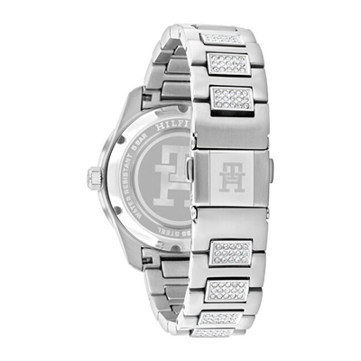 Orë për femra Tommy Hilfiger TH 85 Crystals 1782757, e argjendtë