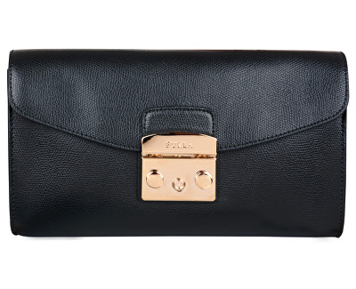 Çantë dore Furla Metropolis B-BOT6-ARE-O60 Onyx, e zezë