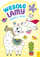 Libër me ngjyrosje Happy Llamas, me vizatime, me ngjitësa, shumëngjyrësh