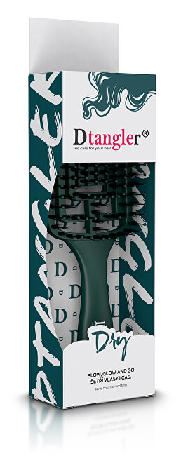 Krehër flokësh Dtangler Emerald Green, e gjelbër
