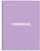 Тетратка Miquelrius Notebook A4 Squared Emotions, со квадрати, лаванда