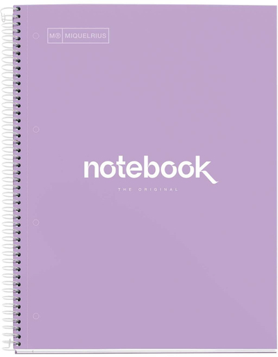 Тетратка Miquelrius Notebook A4 Squared Emotions, со квадрати, лаванда
