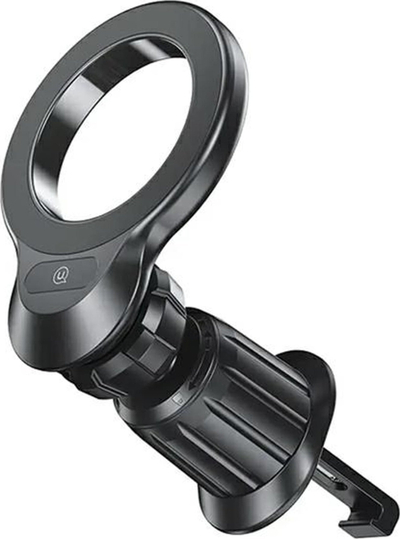 Mbajtëse magnetike universale për makinë Usams US-ZJ075, për grilë ajrimi, rrotullim 360°, e zezë