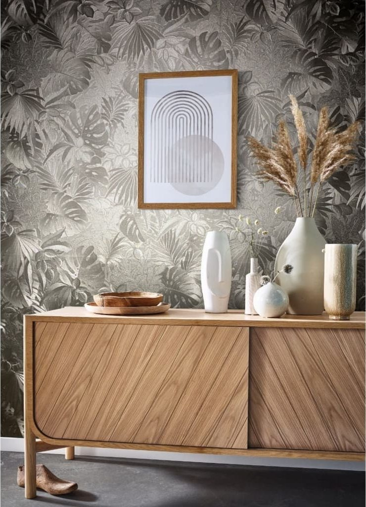 Letër muri Galerie Eden Tree Leaf 33303, vinyl non woven, motiv gjetesh, ngjyrë ari