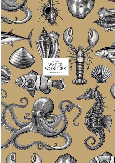 Fletore Astra Water Wonders, A4, 80 fletë me katrorë