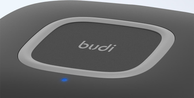 Karikues wireless Budi, 15W, me dy porta USB, i zi