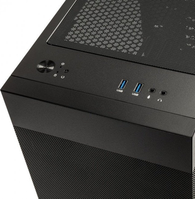 Kasë Lian Li LANCOOL 205M Mesh, e zezë, Micro Tower