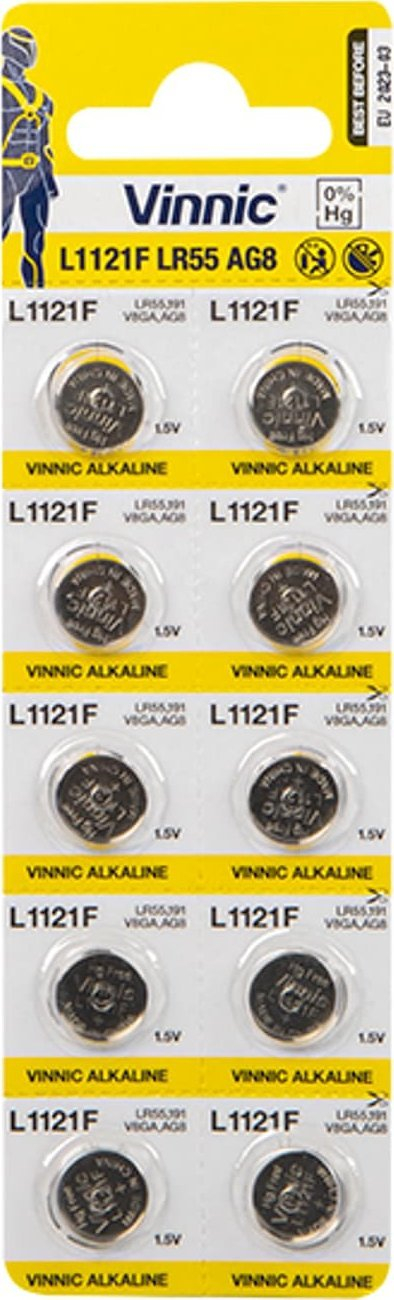 Bateri buton Blow AG8 L1121, 1.5V, paketim 10 copë