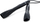 Litar kërcimi Body Sculpture BK-108, 275 cm, i zi