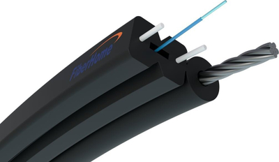Kabllo fibër optike Extralink FiberHome EX.17344, 1000 m, FTTH, e zezë