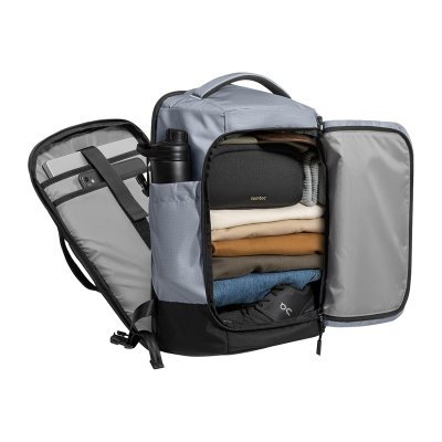 Çantë shpine Tomtoc T66 Travel, 40L, për laptop 17.3", gri