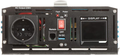 Konvertues tensioni Europower INV/24/3000/PS/S/B, 24V DC në 230V AC, 3000W, me Bluetooth