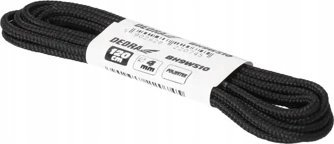 Lidhëse këpucësh DEDRA BH9W510, 120 cm, poliester, të zeza