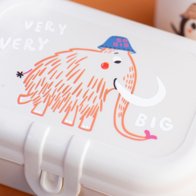 Set lunchbox dhe shishe Koziol Very Very To Go, plastikë rezistente, shumëngjyrësh