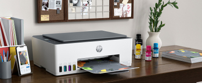 Pajisje multifunksionale HP Smart Tank 580 1F3Y2A, inkjet, Wi‑Fi, e bardhë