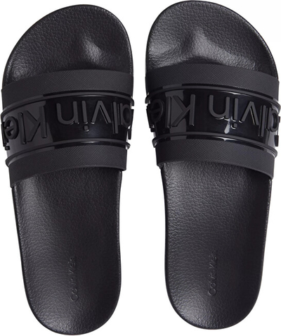 Papuçe për femra Calvin Klein, të zeza