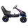 Gokart me pedale Enero Sports Go-Kart 01, deri 30 kg, me frena dore, blu e zi