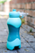 Shishe sportive AquaSpray Silicone Bottle, 600 ml, me spruc, ngjyrë turquoise