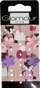 Kapëse flokësh për fëmijë Glamour Kids Little Flowers, 4 copë, rozë dhe vjollcë
