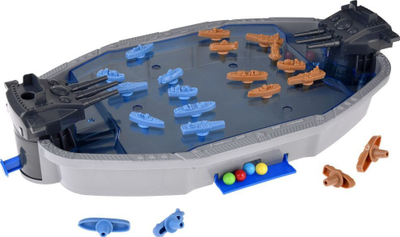 Lojë tavoline Navy Shooting Game, betejë detare, me anije dhe toptha, shumëngjyrëshe