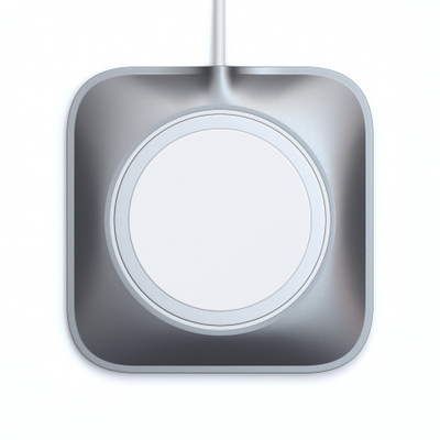 Dock Satechi Aluminium për MagSafe, i hirtë
