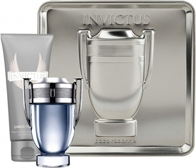 Set Paco Rabanne Invictus Eau De Toilette 50 ml + xhel dushi 75 ml