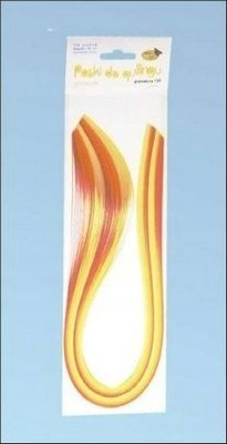 Shirita quilling Creative Hobby, 3mm 50cm, 100 copë, të verdha