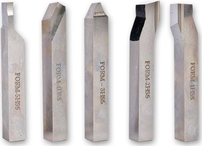 Set veglash torno Proxxon 24550, 5 copë, 10 x 10 x 80mm, për PD400