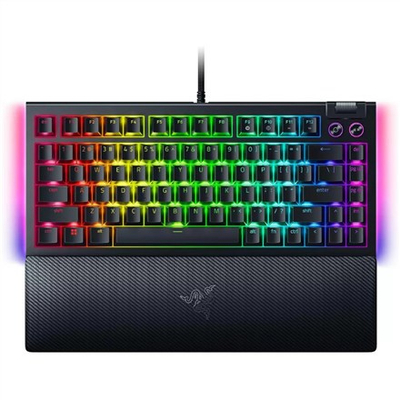 Tastierë Razer BlackWidow V4 75%, Razer Orange, RGB, e zezë