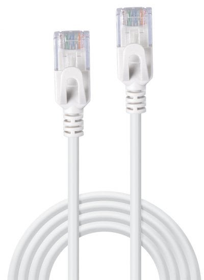 Kabllo rrjeti Lindy Cat.6A U FTP Ultra Slim, 0.5m, gri