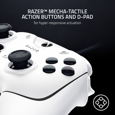 Kontroller Razer Wolverine v2, i bardhë (PC, Xbox Series, Xbox ONE)