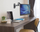 Mbajtëse muri për monitor Manhattan 461610, 17"-32", me gas spring, e zezë