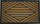 Tapet dere Douceur d'intérieur Coconut Doormat Rectangular, 45x75 cm, fibra kokosi, me gome, kafe