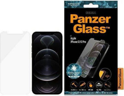 Xham mbrojtës PanzerGlass 2708, për iPhone 12 12 Pro, antibakterial, transparent