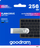 USB GoodRam UNO3, 256GB, металик, сива
