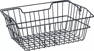 Shportë biçiklete Dunlop 10L, mban deri 7 kg, metal, e zezë