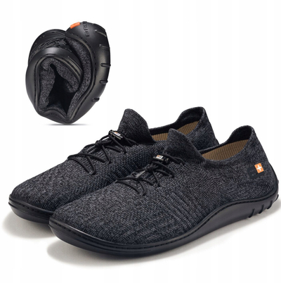 Këpucë barefoot Brubeck Merino Barefoot Shoes, për burra, nr 47, të zeza
