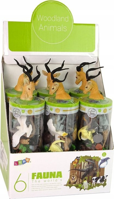 Set lodrash kafshë Australia Animals of Australia, 12 figura, me aksesorë, shumëngjyrësh
